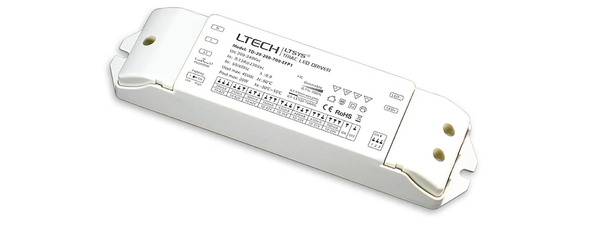 Triac Constant Current Drivers LTECH Phase cut Driver